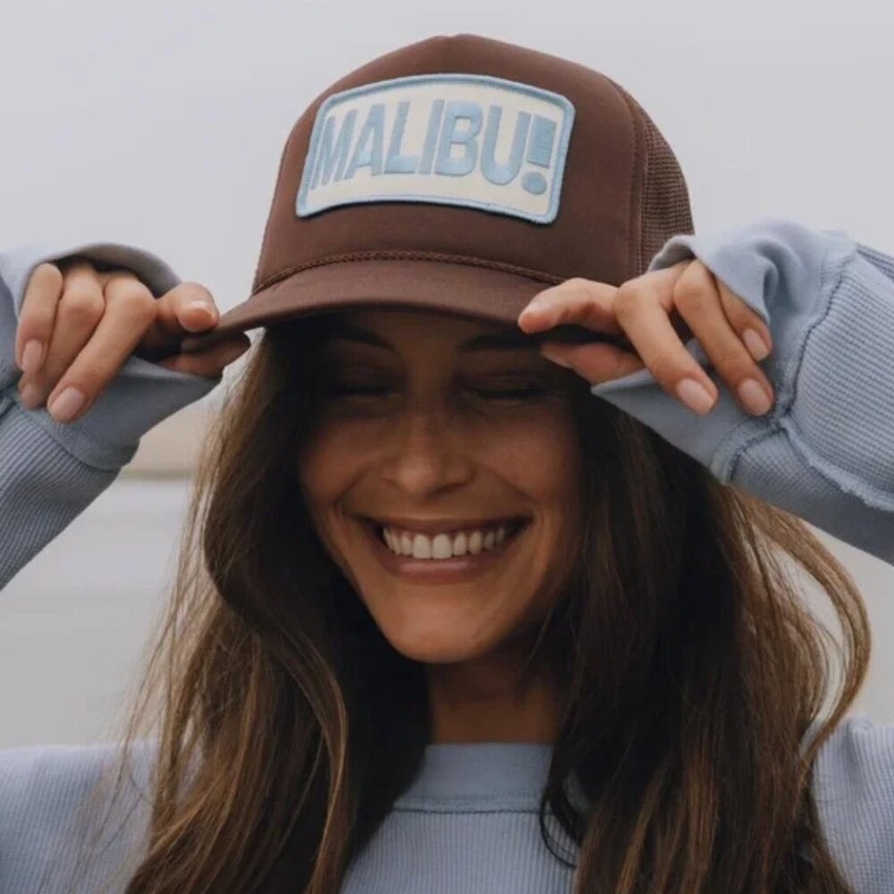 Daily Drills Brown Malibu Trucker Hat